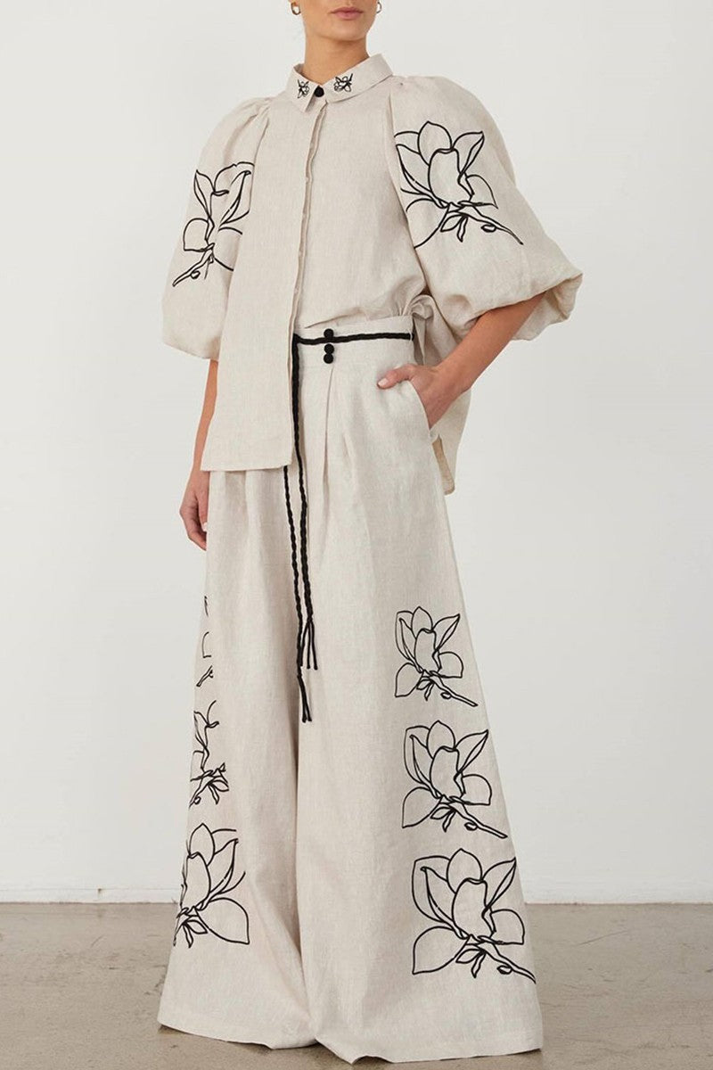 Set pantalón y blusa