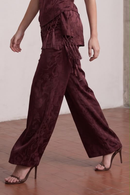 Set pantalón top asimétrico