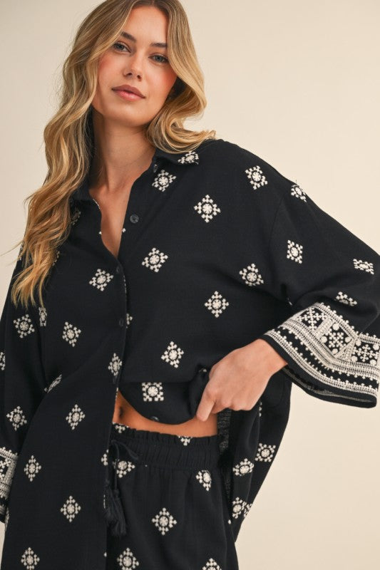 Set pantalón negro