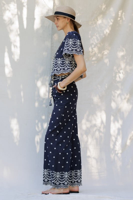 Set pantalón azul marino