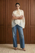 Blusa ivory globo Unitalla