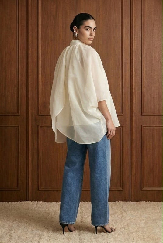Blusa ivory globo Unitalla