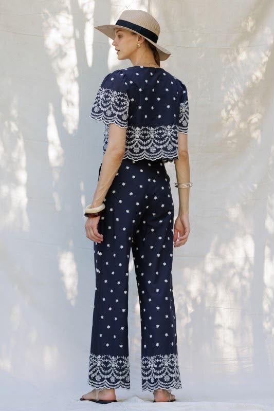 Set pantalón azul marino