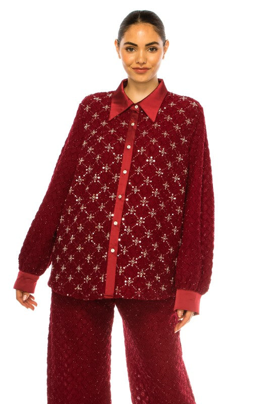 Set pantalón rojo