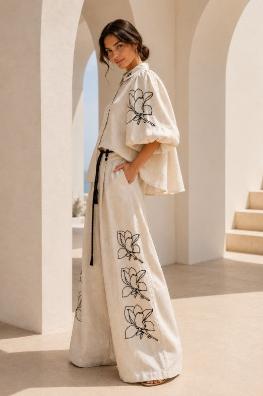 Set pantalón y blusa