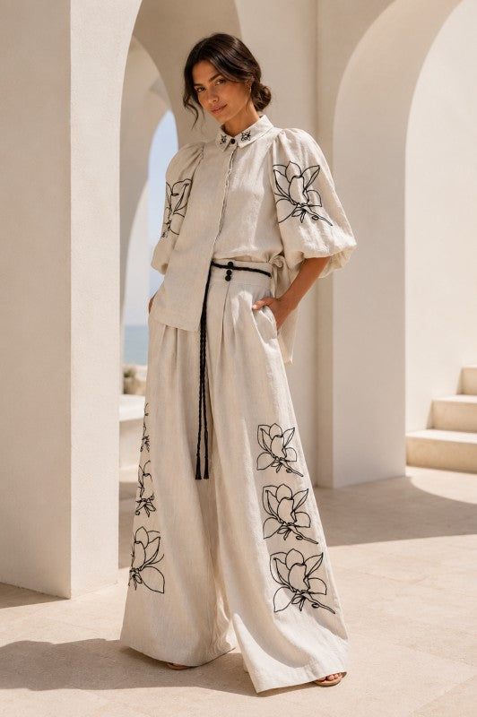 Set pantalón y blusa